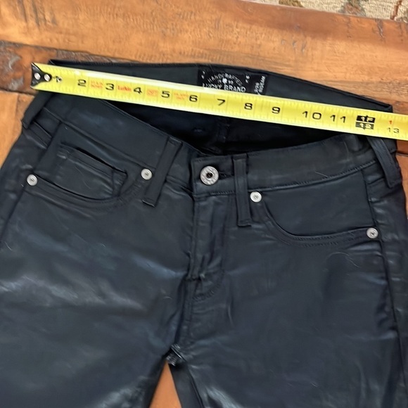 LUCKY Brand Charlie Skinny, black pants, cool texture, in very good condition - Picture 5 of 8